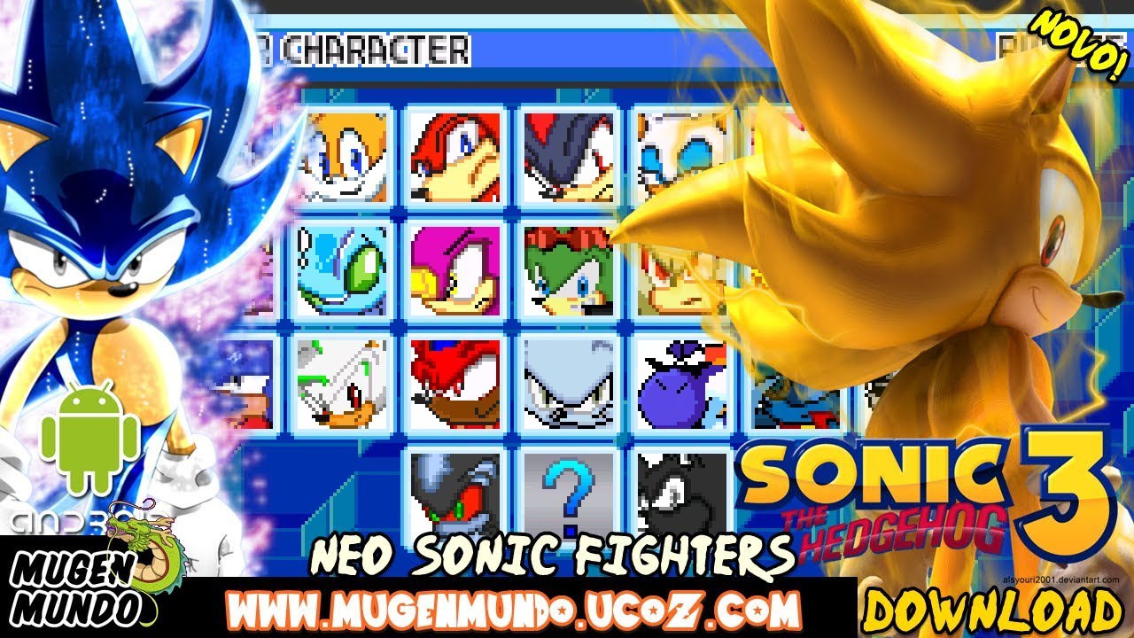 sonic mugen characters